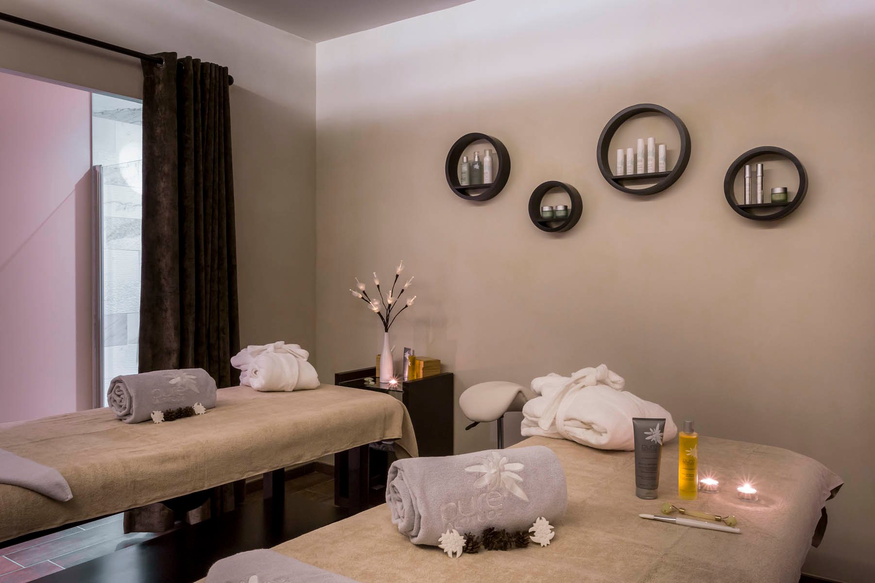 Cabine de massage de l'hôtel Saint Charles